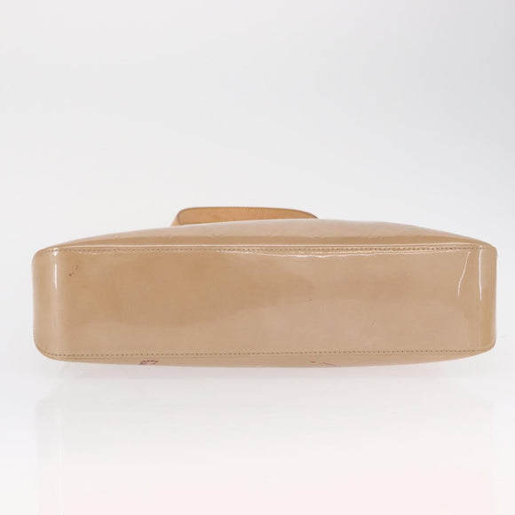 LOUIS VUITTON Monogram Vernis Brentwood Shoulder Bag Noisette M91511 Auth 165479