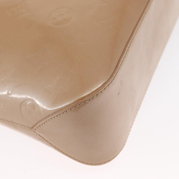 LOUIS VUITTON Monogram Vernis Brentwood Shoulder Bag Noisette M91511 Auth 165479