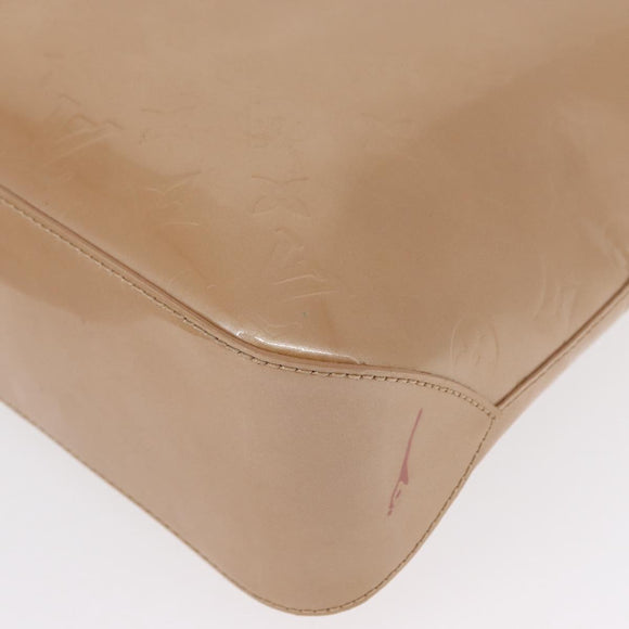 LOUIS VUITTON Monogram Vernis Brentwood Shoulder Bag Noisette M91511 Auth 165479