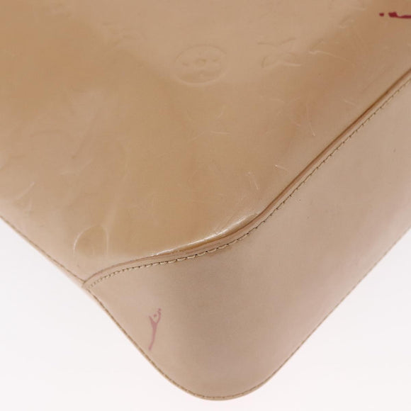 LOUIS VUITTON Monogram Vernis Brentwood Shoulder Bag Noisette M91511 Auth 165479