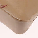 LOUIS VUITTON Monogram Vernis Brentwood Shoulder Bag Noisette M91511 Auth 165479-9