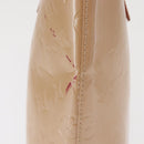 LOUIS VUITTON Monogram Vernis Brentwood Shoulder Bag Noisette M91511 Auth 165479-4