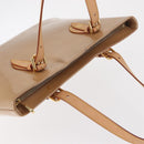 LOUIS VUITTON Monogram Vernis Brentwood Shoulder Bag Noisette M91511 Auth 165479-7