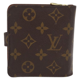 LOUIS VUITTON Monogram Compact Zip Wallet M61667 LV Auth 165481 - 0