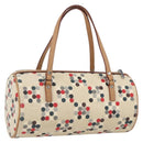 BURBERRY Blue Label Hand Bag Canvas Multicolor Silver Auth 165482-1
