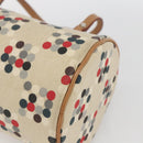 BURBERRY Blue Label Hand Bag Canvas Multicolor Silver Auth 165482-9