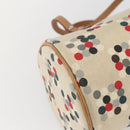 BURBERRY Blue Label Hand Bag Canvas Multicolor Silver Auth 165482-14