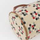 BURBERRY Blue Label Hand Bag Canvas Multicolor Silver Auth 165482-16