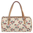 BURBERRY Blue Label Hand Bag Canvas Multicolor Silver Auth 165482-2