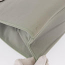 Salvatore Ferragamo Gancini Shoulder Bag Suede Gray Silver Auth 165484-9
