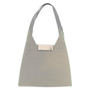 Salvatore Ferragamo Gancini Shoulder Bag Suede Gray Silver Auth 165484-13