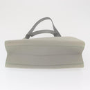 Salvatore Ferragamo Gancini Shoulder Bag Suede Gray Silver Auth 165484-5