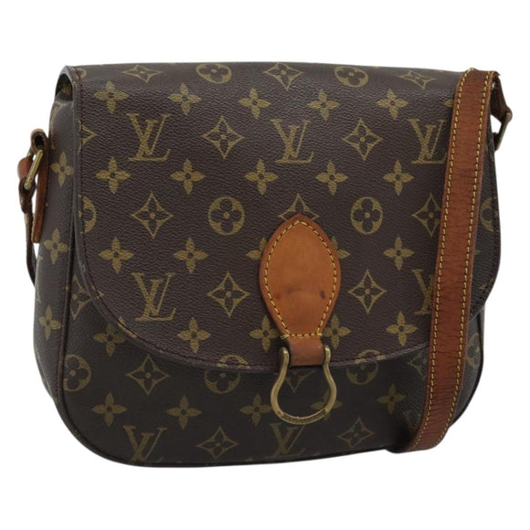 LOUIS VUITTON Monogram Saint Cloud GM Shoulder Bag M51242 LV Auth 165485