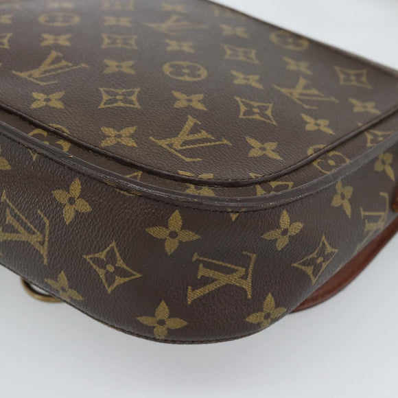 LOUIS VUITTON Monogram Saint Cloud GM Shoulder Bag M51242 LV Auth 165485