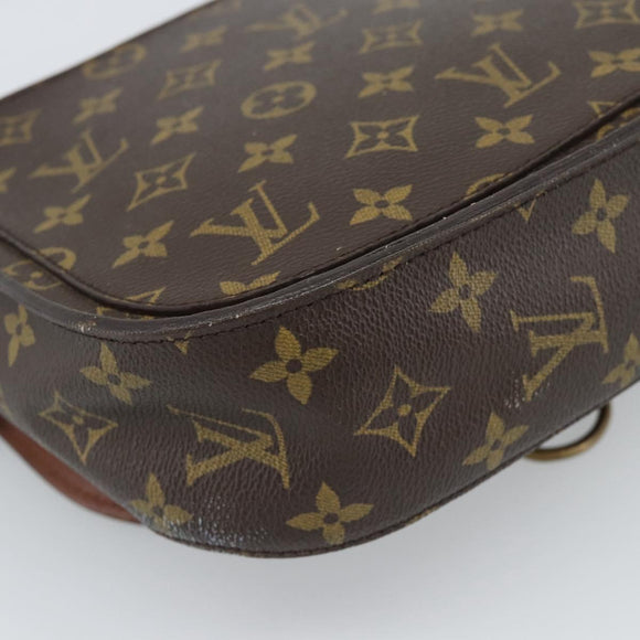 LOUIS VUITTON Monogram Saint Cloud GM Shoulder Bag M51242 LV Auth 165485