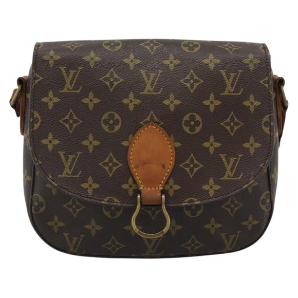 LOUIS VUITTON Monogram Saint Cloud GM Shoulder Bag M51242 LV Auth 165485