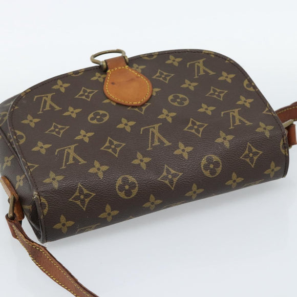 LOUIS VUITTON Monogram Saint Cloud GM Shoulder Bag M51242 LV Auth 165485