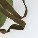 PRADA Backpack Nylon Green Silver Auth 165488-7