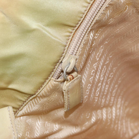 PRADA Tote Bag Nylon Ivory Auth 165498