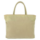 PRADA Tote Bag Nylon Ivory Auth 165498-2