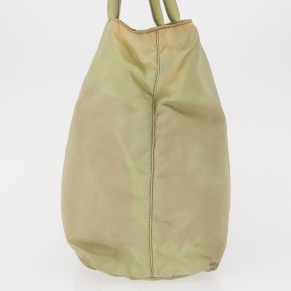 PRADA Tote Bag Nylon Ivory Auth 165498