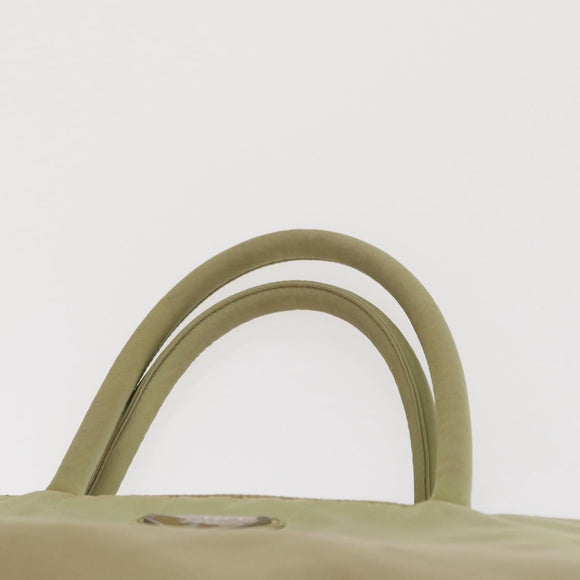 PRADA Tote Bag Nylon Ivory Auth 165498