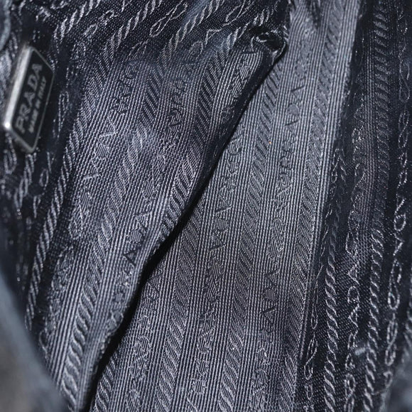 PRADA Beutel Nylon Schwarz Auth 165499