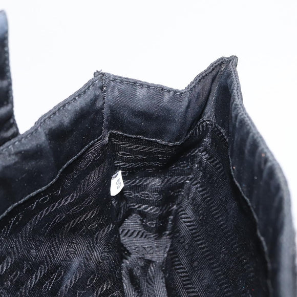 PRADA Beutel Nylon Schwarz Auth 165499