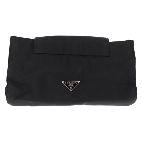 PRADA Beutel Nylon Schwarz Auth 165499
