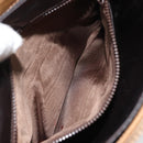 CELINE Macadam Canvas Shoulder Bag PVC Beige Gold Auth 165501-22