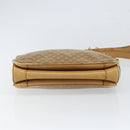 CELINE Macadam Canvas Shoulder Bag PVC Beige Gold Auth 165501-9