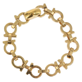 Salvatore Ferragamo Bracelet metal Gold Auth 165508