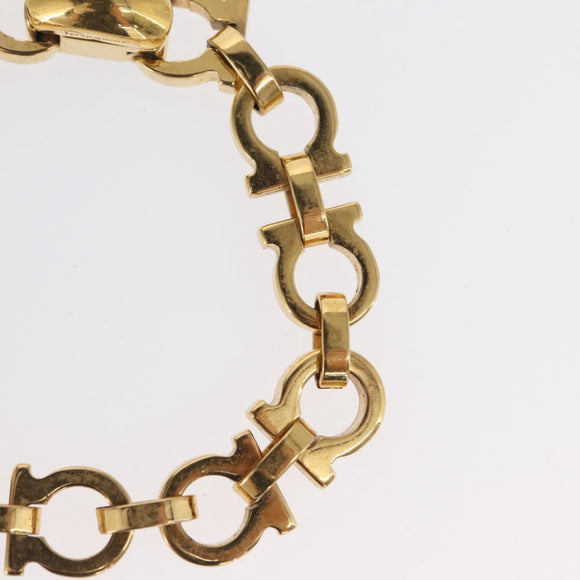 Salvatore Ferragamo Bracelet metal Gold Auth 165508