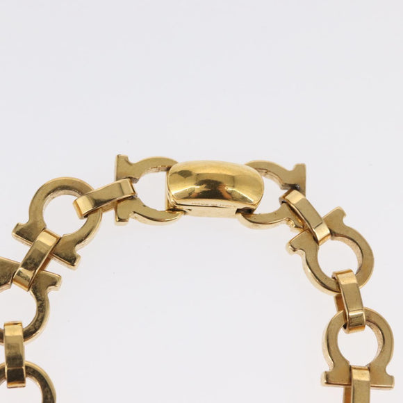 Salvatore Ferragamo Bracelet metal Gold Auth 165508