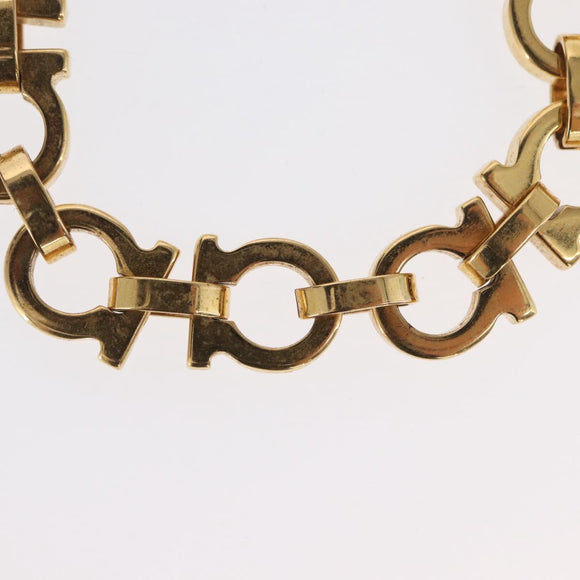 Salvatore Ferragamo Bracelet metal Gold Auth 165508