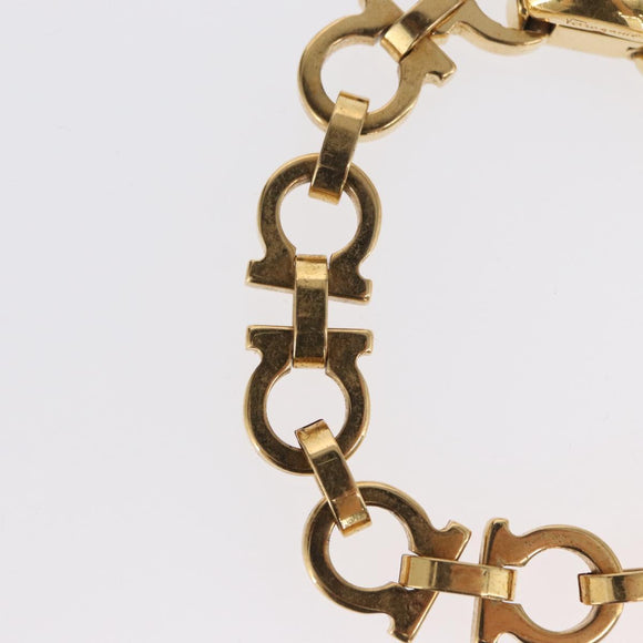 Salvatore Ferragamo Bracelet metal Gold Auth 165508