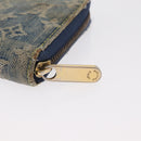 LOUIS VUITTON Monogram Denim Zippy Wallet Blue M95342 LV Auth 165510-8