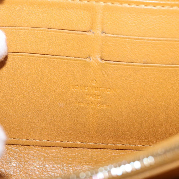 LOUIS VUITTON Monogram Denim Zippy Wallet Blue M95342 LV Auth 165510