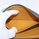 LOUIS VUITTON Monogram Denim Zippy Wallet Blue M95342 LV Auth 165510-17