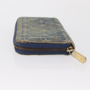 LOUIS VUITTON Monogram Denim Zippy Wallet Blue M95342 LV Auth 165510-4