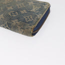 LOUIS VUITTON Monogram Denim Zippy Wallet Blue M95342 LV Auth 165510-14