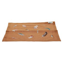HERMES Place Mat Canvas Brown Auth 165512M-10