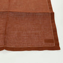 HERMES Place Mat Canvas Brown Auth 165512M-17