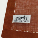 HERMES Place Mat Canvas Brown Auth 165512M-19