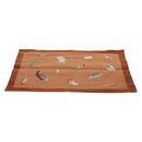 HERMES Place Mat Canvas Brown Auth 165512M-2