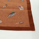 HERMES Place Mat Canvas Brown Auth 165512M-6