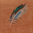 HERMES Place Mat Canvas Brown Auth 165512A-8