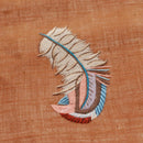 HERMES Place Mat Canvas Brown Auth 165512A-9