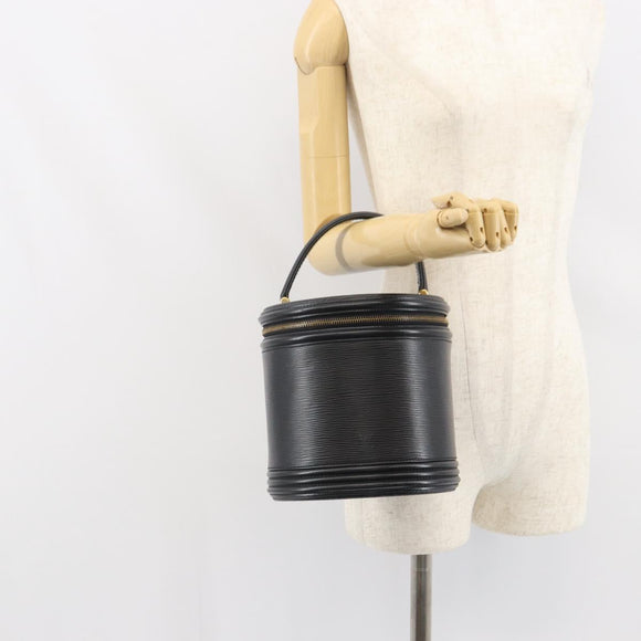 LOUIS VUITTON Epi Cannes Hand Bag Black M48032 LV Auth 165515