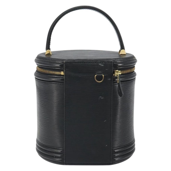 LOUIS VUITTON Epi Cannes Handtasche Schwarz M48032 LV Auth 165515
